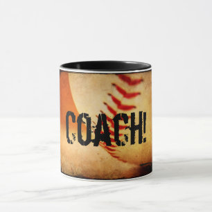Baseball Coach Ringer Mug