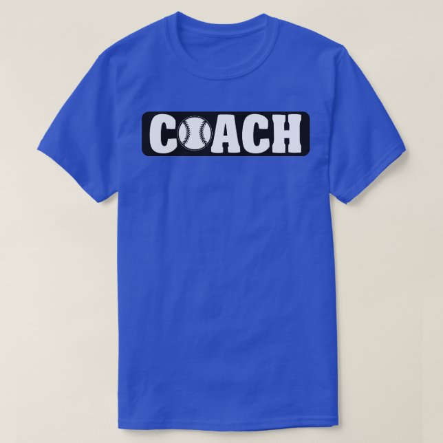 Baseball Coach T-Shirt (Design Front)