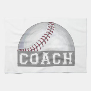 Baseball Coach Tea Towel