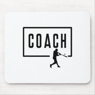 Baseball Coach Team Middle High School College Coa Mouse Pad