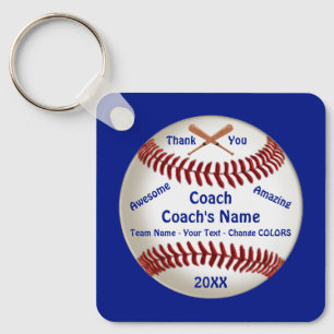 Baseball Coach Thank You, Personalised Keychains