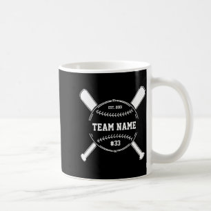Baseball Coach Thank You Team End Of Season Gift T Coffee Mug