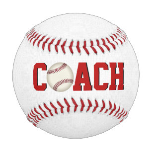 Baseball Coach With Ball