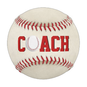 Baseball Coach With Ball