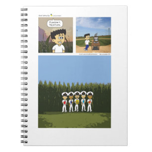 Baseball Coffee Notebook
