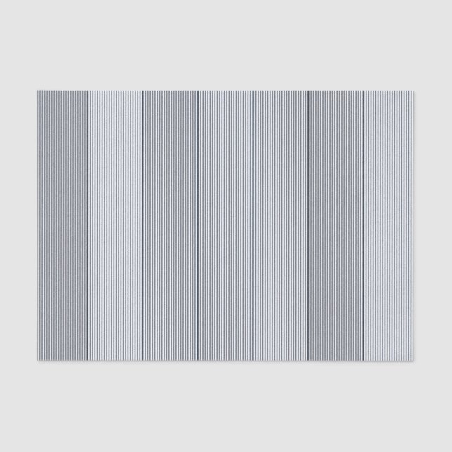 Baseball Coord Stripes Blue 19-TISSUE WRAP PAPER (Front)