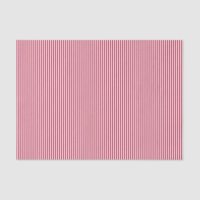 Baseball Coord Stripes Red 07-TISSUE WRAP PAPER (Front)