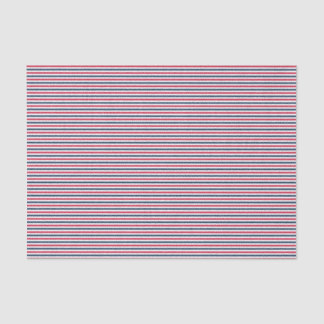 Baseball Coord Stripes RWB 06-TISSUE WRAPING PAPER