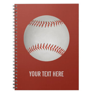 Baseball custom notebook