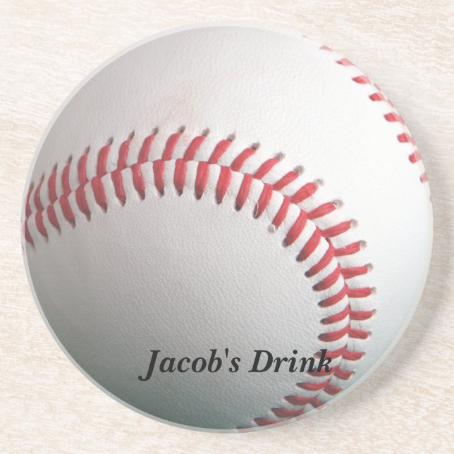 Baseball Customisable Coaster (Front)