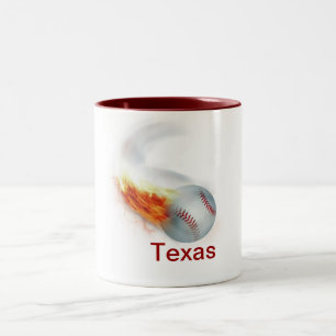 Baseball Customisable Two-Tone Coffee Mug