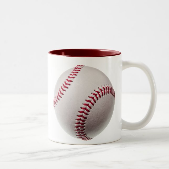 Baseball - Customised Two-Tone Coffee Mug (Right)