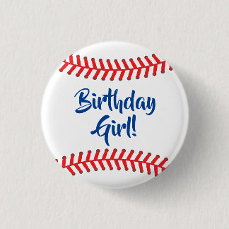 Baseball Cute Sports Kid's Birthday Party 3 Cm Round Badge