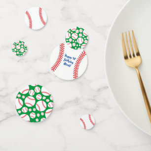 Baseball Cute Sports Kid's Birthday Party Confetti