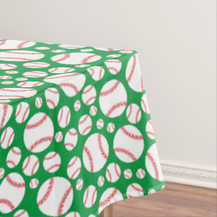 Baseball Cute Sports Kid's Birthday Party Tablecloth