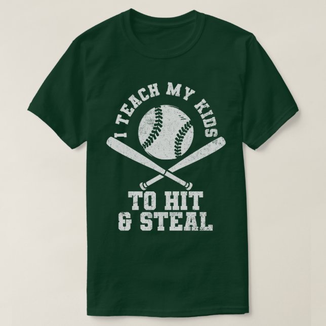 Baseball Dad Baseball Mum 1 T-Shirt (Design Front)