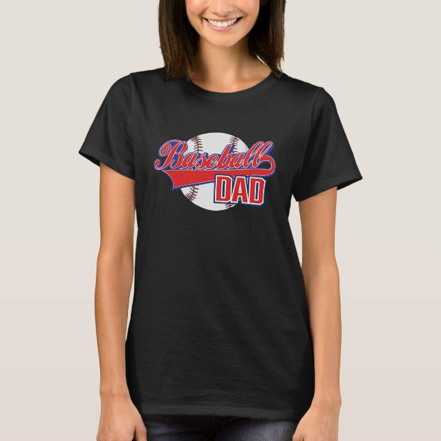 Baseball Dad  Coach Baseball T-Shirt (Front)