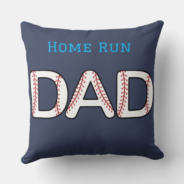 Baseball Dad Cushion (Back)