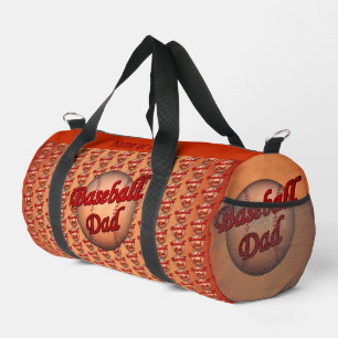 Baseball Dad Cute Personalised Duffle Bag