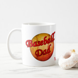 Baseball Dad Cute Personalized Coffee Mug