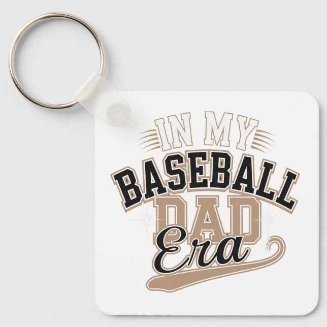  Baseball Dad Era Key Ring (Front)