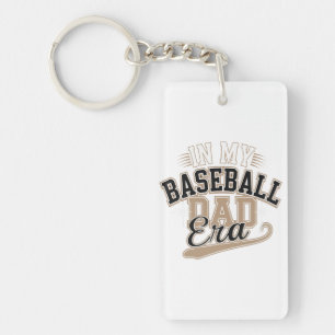 Baseball Dad Era Key Ring