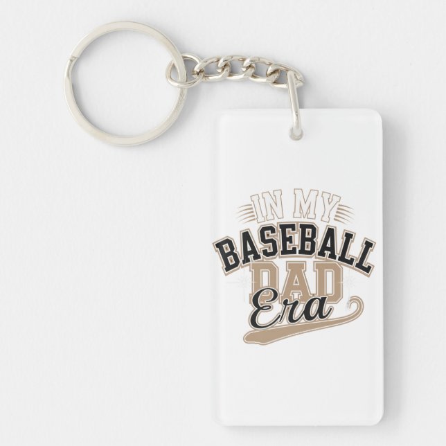  Baseball Dad Era Key Ring (Front)