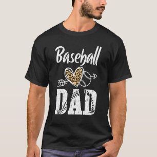 Baseball Dad Fathers Day For Daddy Papa Father T-Shirt