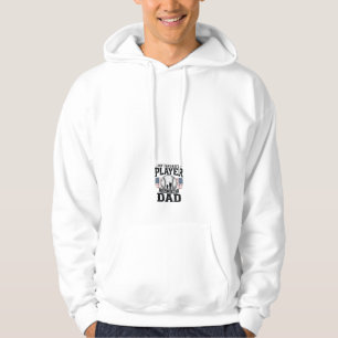 Baseball Dad Favourite Player Vintage Vector Desig Hoodie