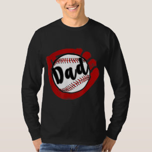 Baseball Dad for Baseball Softball Mum T-Shirt