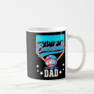 Baseball Dad Funny Fathers Day Ice Cream Drip Coffee Mug