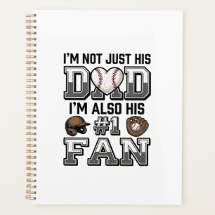 Baseball Dad Number 1 Fan Vintage Shirt Design_1 Planner
