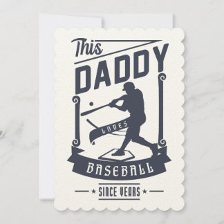 Baseball Dad - Personalised - Birthday Card