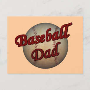 Baseball Dad Postcard