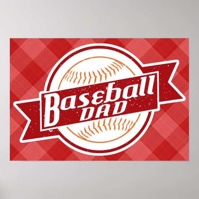Baseball Dad Poster Print (Front)