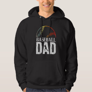 Baseball Dad Sport  Vintage Father s Day Vintage Hoodie