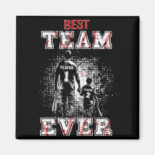 Baseball Dad U2013 Best Team Ever U2013 Father S D Magnet