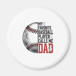Baseball Dad Vintage Engraving Graphic T-Shirt_1 Magnet