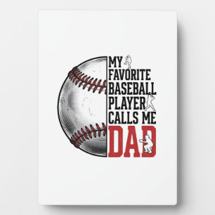 Baseball Dad Vintage Engraving Graphic T-Shirt_1 Plaque
