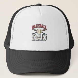 Baseball Dad Vintage Engraving Shirt Design_1 Trucker Hat