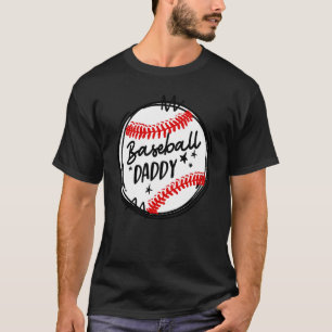 Baseball Daddy Grandma Women Christmas Mother's Da T-Shirt