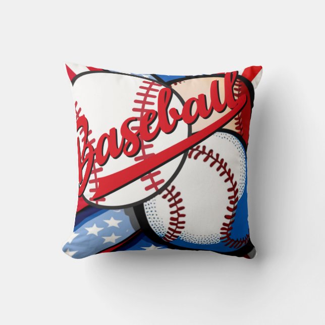 Baseball Days Cushion (Front)