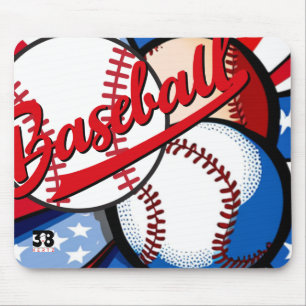 Baseball Days Mouse Pad