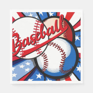 Baseball Days Napkin