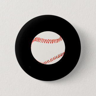 Baseball Design 6 Cm Round Badge