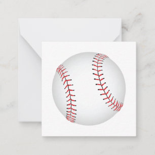 Baseball Design Baseball with Custom BG Color Card