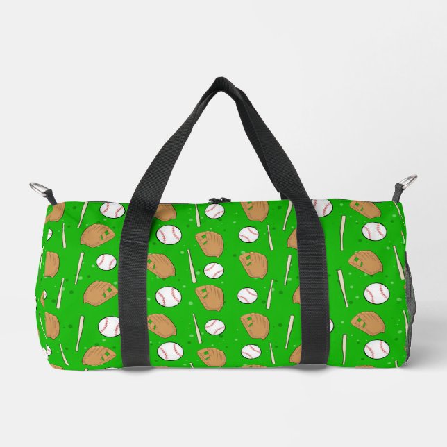 Baseball Design  Duffle Bag (Front)