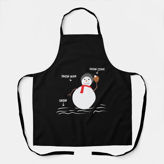 Baseball Design for Base Ball Lovers Apron (Front)