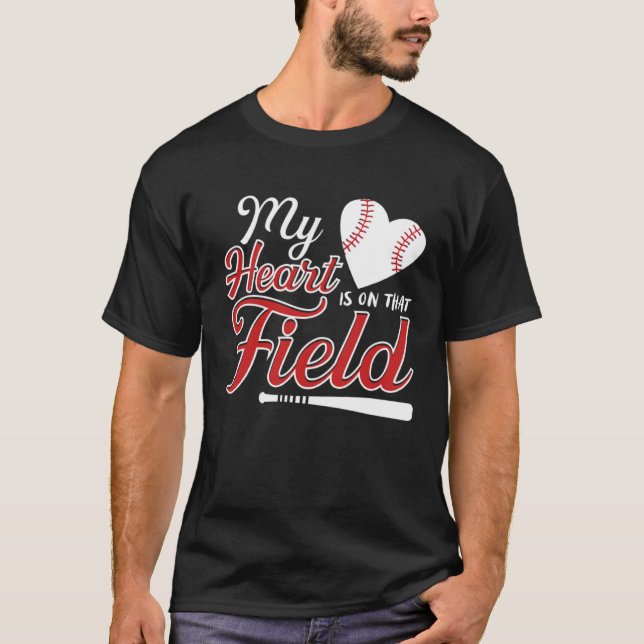 Baseball Design For Pitcher and Catcher Boys Baseb T-Shirt (Front)