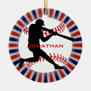 Baseball Design Ornament